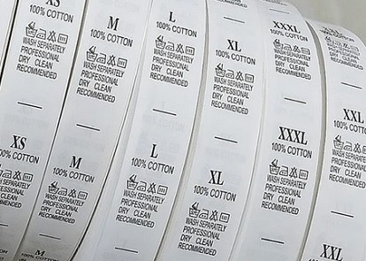 Synthetic PE, PET and PES labels